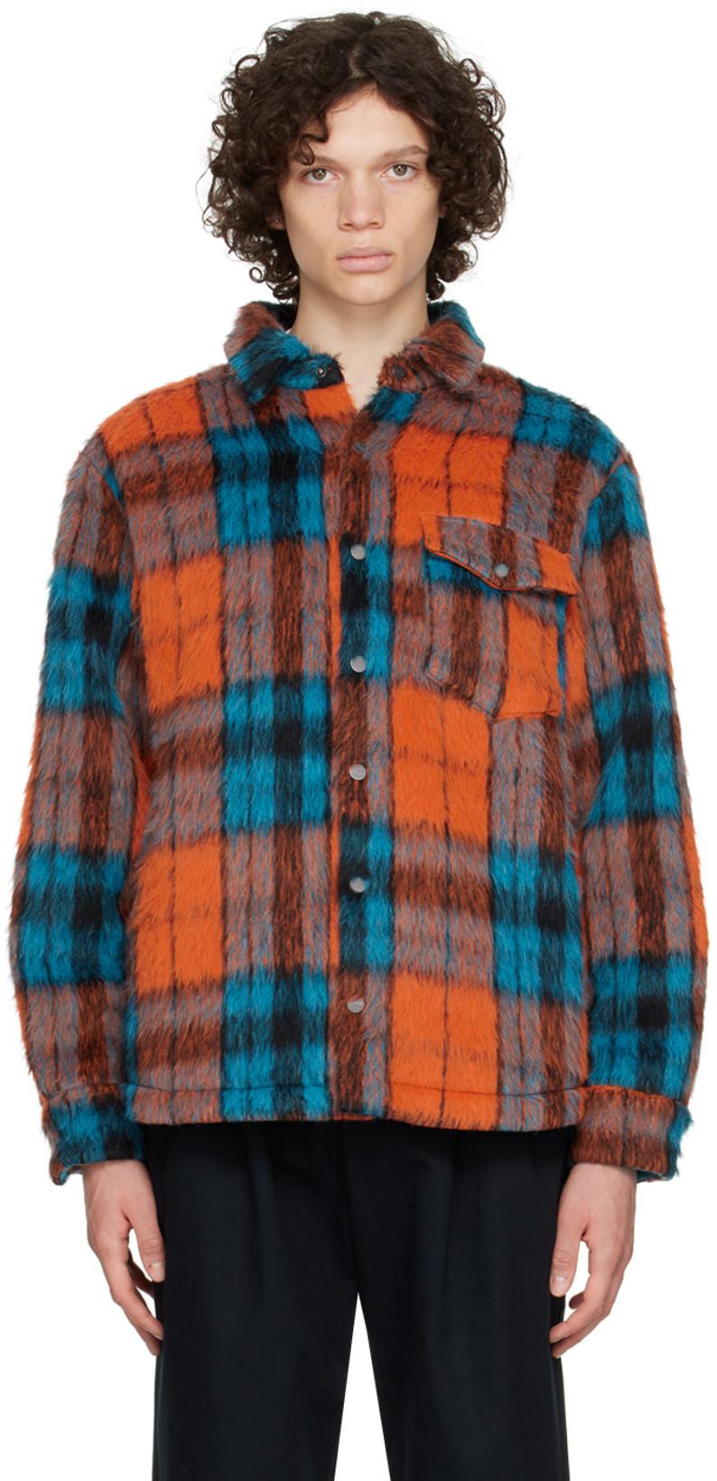 Blue & Orange Check Jacket by AGR