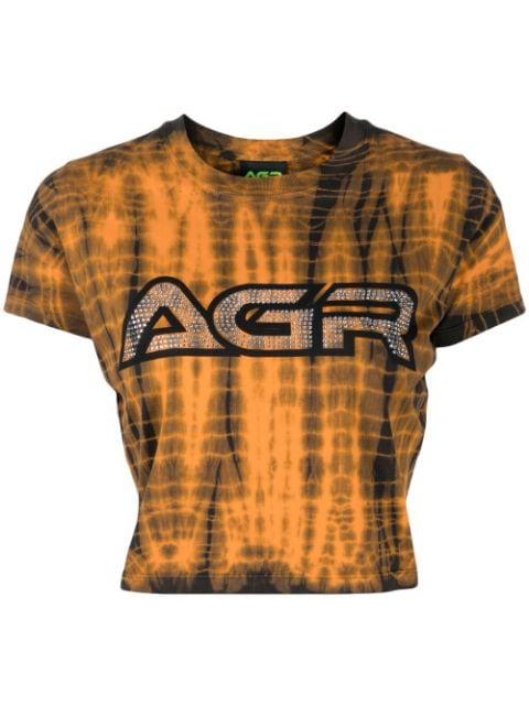 tie-dye logo-print T-shirt by AGR