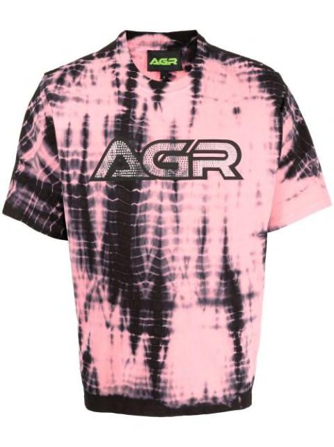 tie-dye rhinestone T-shirt by AGR