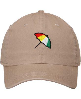Men's Khaki Arnold Palmer Classic Solid Adjustable Hat by AHEAD