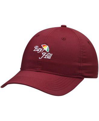 Men's Maroon Bay Hill Logo Smooth Tech Adjustable Hat by AHEAD