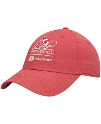 Men's Red Arnold Palmer Invitational Logo Adjustable Hat by AHEAD