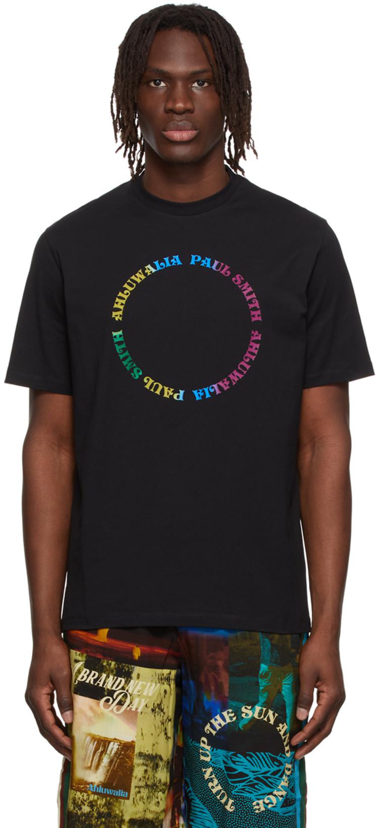 SSENSE Exclusive Black T-Shirt by AHLUWALIA&PAUL SMITH