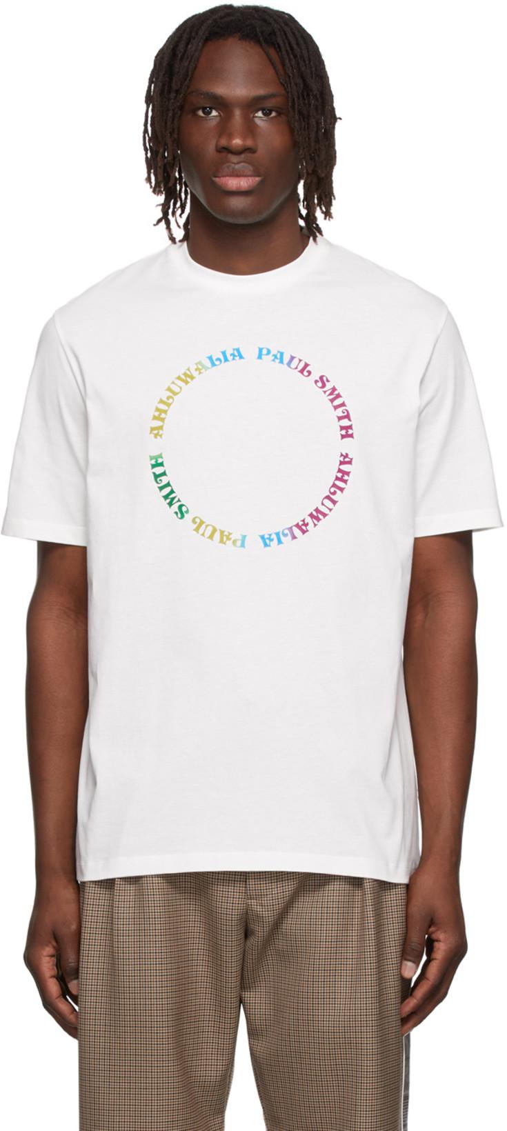 SSENSE Exclusive White T-Shirt by AHLUWALIA&PAUL SMITH