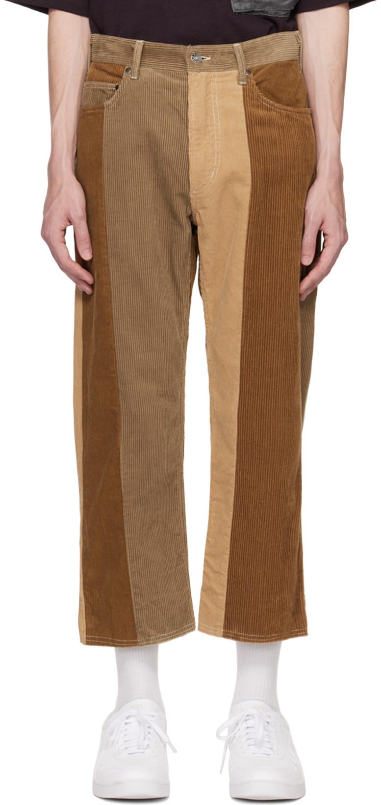 Brown Krazy Trousers by AI E