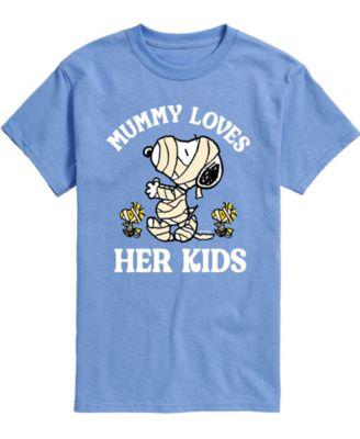 Men's Peanuts Mummy Loves Her Kids T-shirt by AIRWAVES