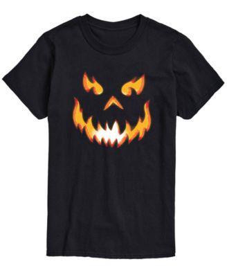 Men's Pumpkin Scary Face Classic Fit T-shirt by AIRWAVES