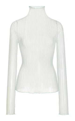 Modern Mist Ribbed-Knit Sweater by AISLING CAMPS