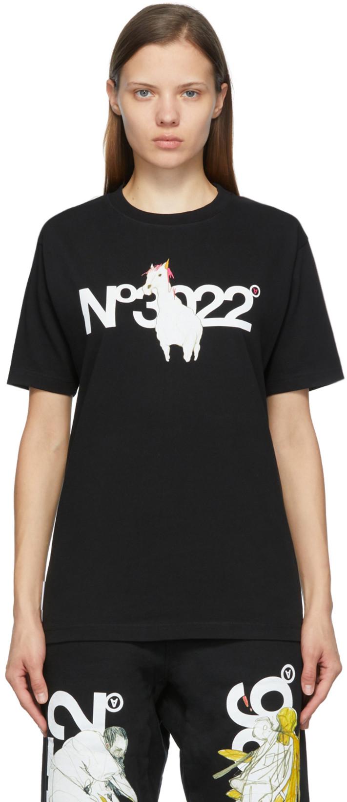 SSENSE Exclusive Black 'N.3022' T-Shirt by AITOR THROUP'S THEDSA