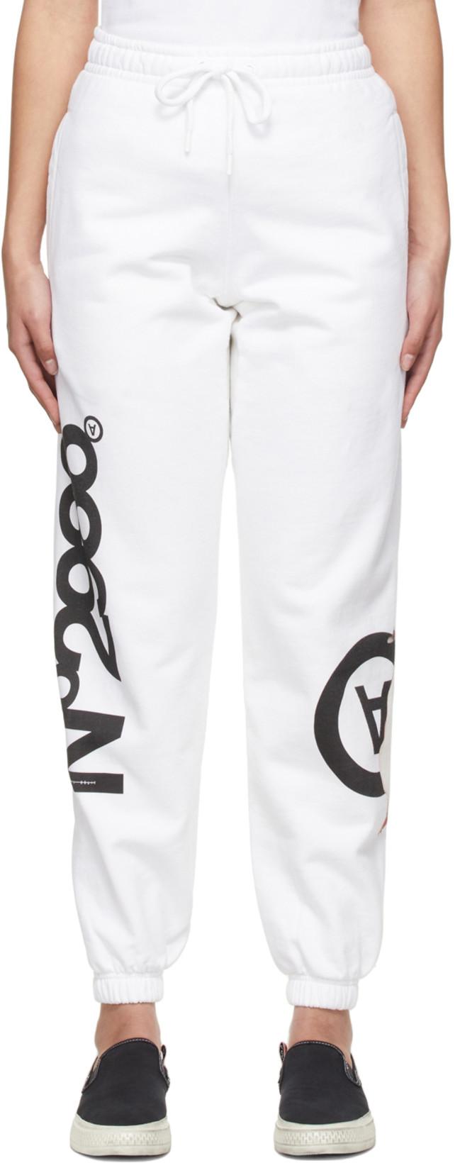White Side Pack Lounge Pants by AITOR THROUP'S THEDSA