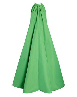 Freya Gathered Cotton-Blend Maxi Dress by AKNVAS