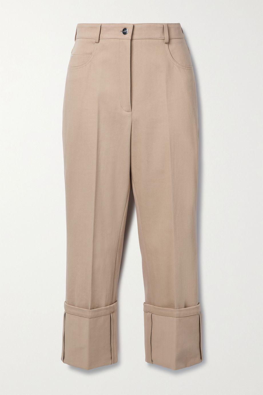 Floyd cropped cotton-blend twill tapered pants by AKRIS