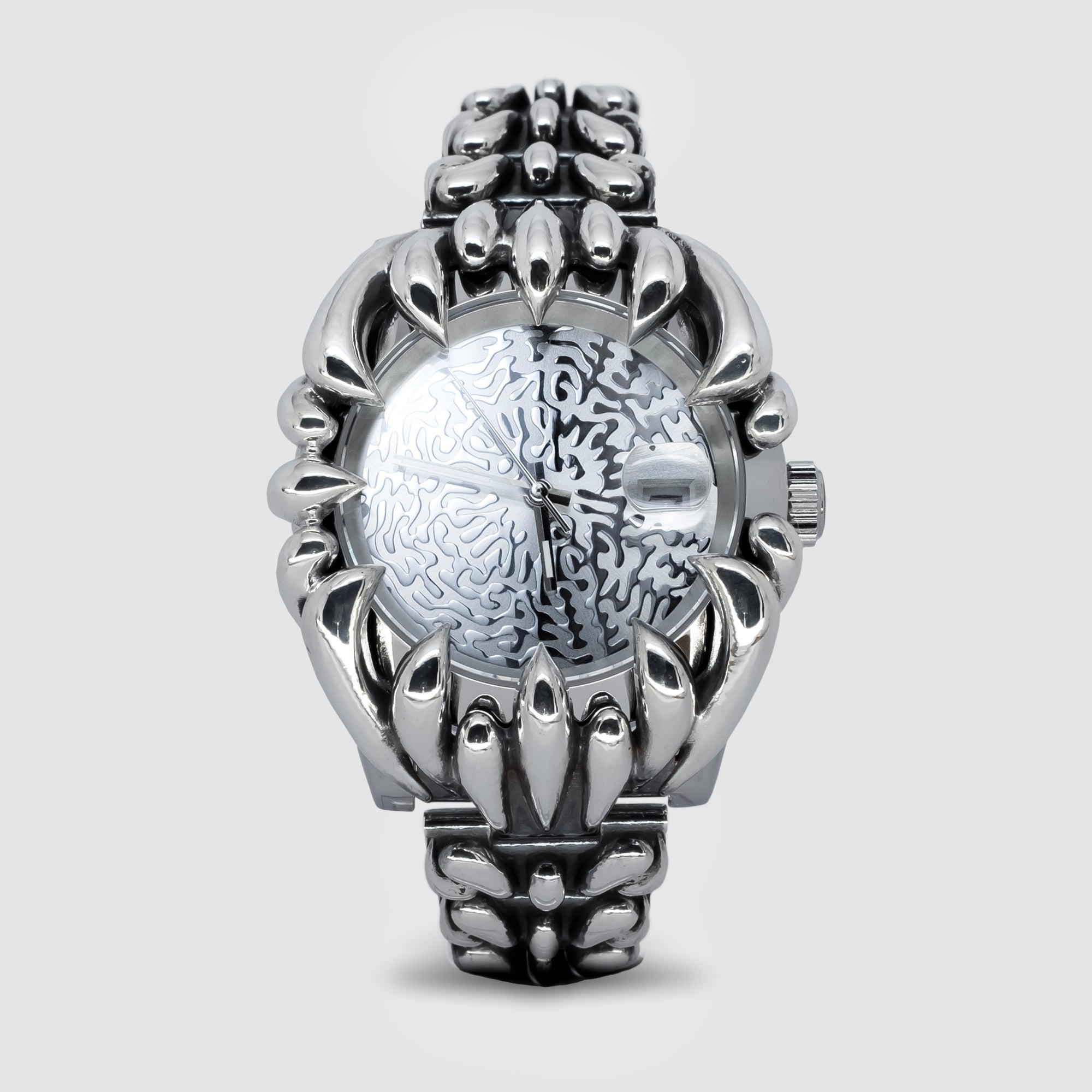Alabaster Industries Silver Dove Labyrinth Watch In Silver by ALABASTER INDUSTRIES LLC