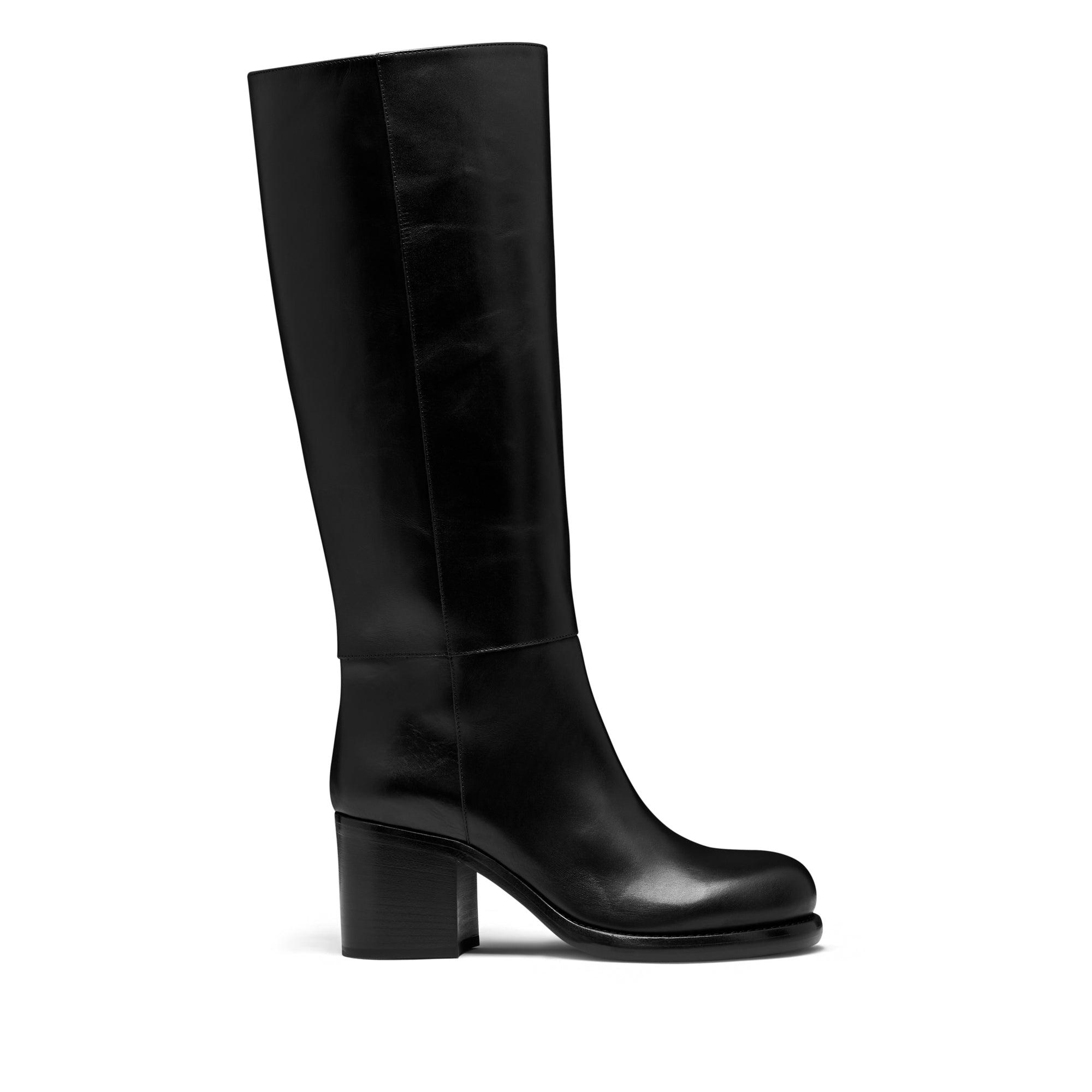 ALAÏA Women's Round High Boot (Black) by ALAIA