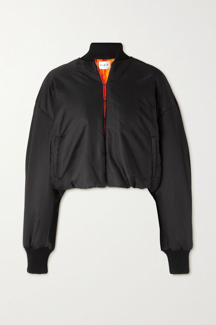 Cropped padded shell bomber by ALAIA