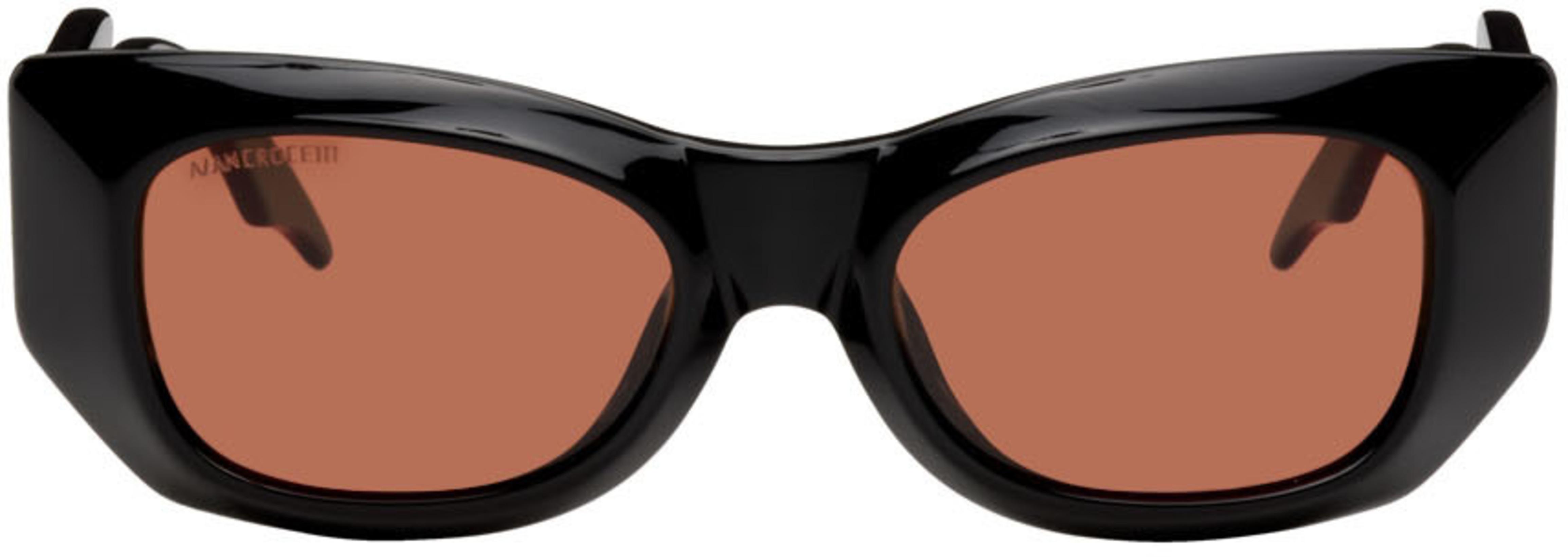 SSENSE Exclusive Orange Shark Sunglasses by ALAN CROCETTI