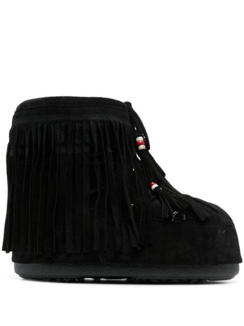 Icon Low fringed snow boots by ALANUI X MOONBOOT