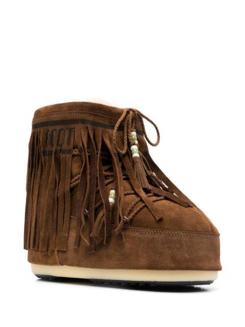 Icon Low fringed snow boots by ALANUI X MOONBOOT