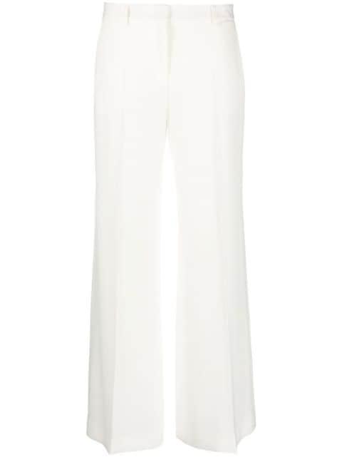 flared tailored-cut trousers by ALBERTO BIANI