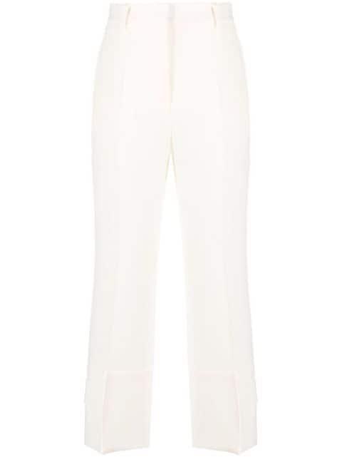 tailored cropped trousers by ALBERTO BIANI
