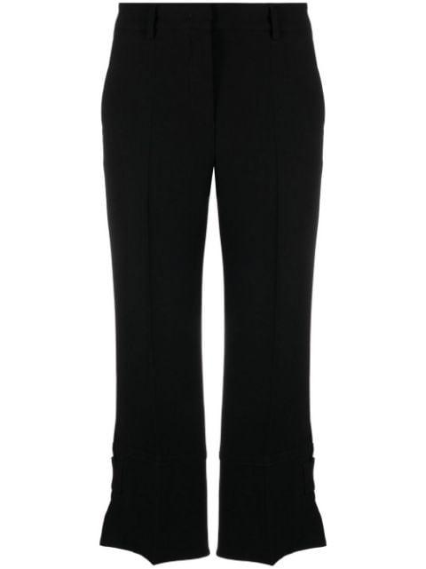 tailored cropped trousers by ALBERTO BIANI