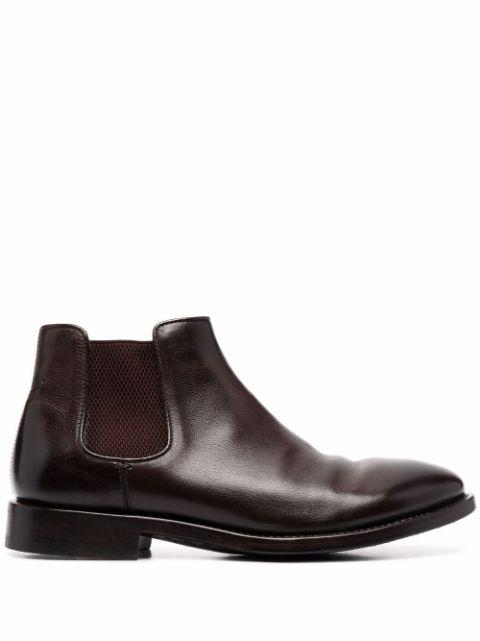 Abel leather ankle boots by ALBERTO FASCIANI