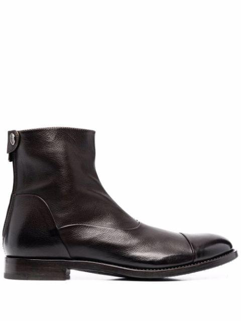 Abel round-toe ankle boots by ALBERTO FASCIANI