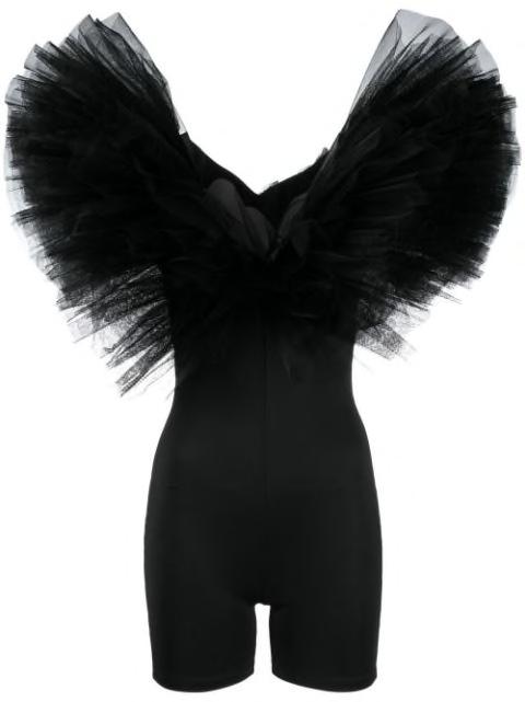 Tulle-detail jumpsuit by ALCHEMY