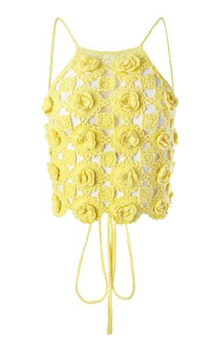 Crochet Halter W/ Embroidery by ALEJANDRA ALONSO ROJAS