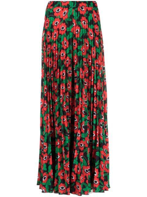 all-over flora-print pleated trousers by ALESSANDRO ENRIQUEZ