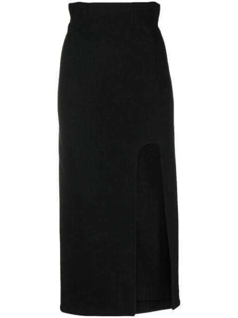 cut-out detailed midi skirt by ALESSANDRO VIGILANTE