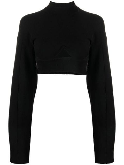 underwire cut-out cropped top by ALESSANDRO VIGILANTE