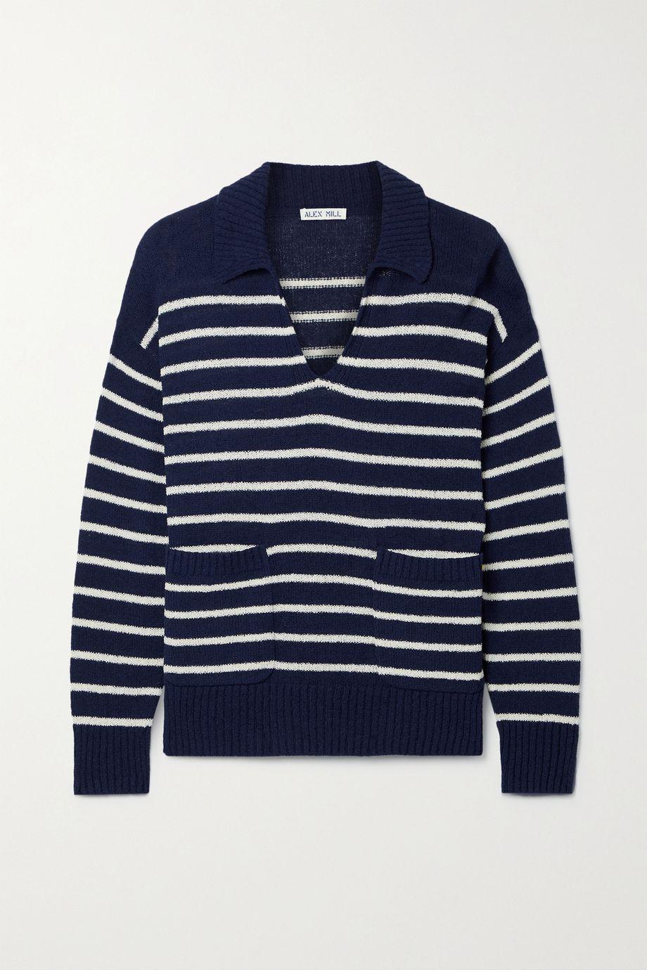 Alice striped cotton-blend sweater by ALEX MILL