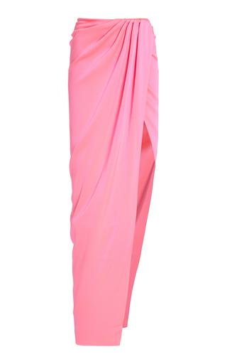 Exclusive Ridley Shiny Satin Crepe Maxi Skirt by ALEX PERRY
