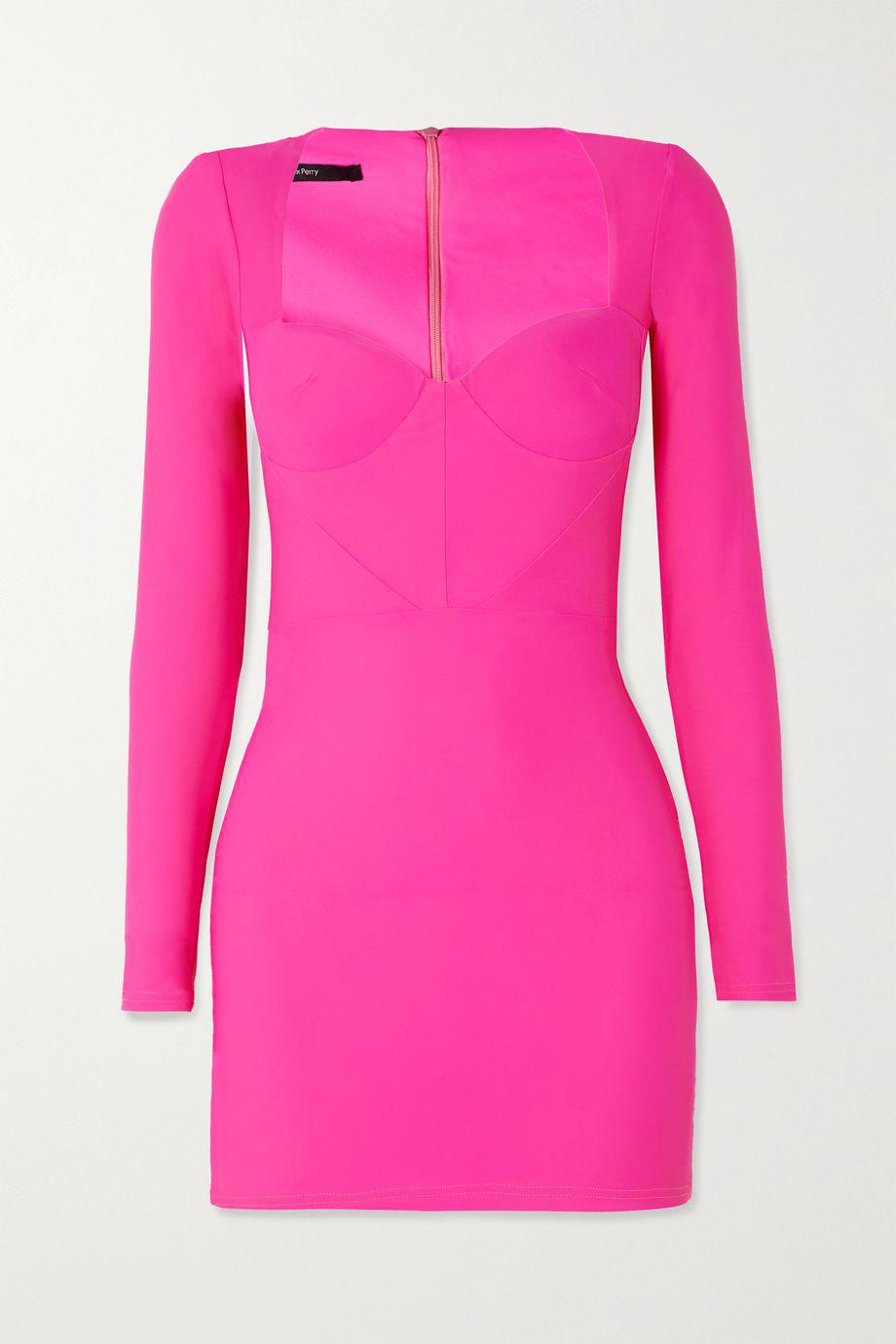 Howell neon stretch-jersey mini dress by ALEX PERRY