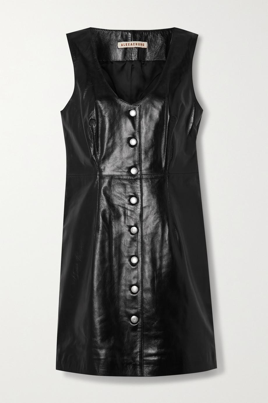 Leather mini dress by ALEXACHUNG