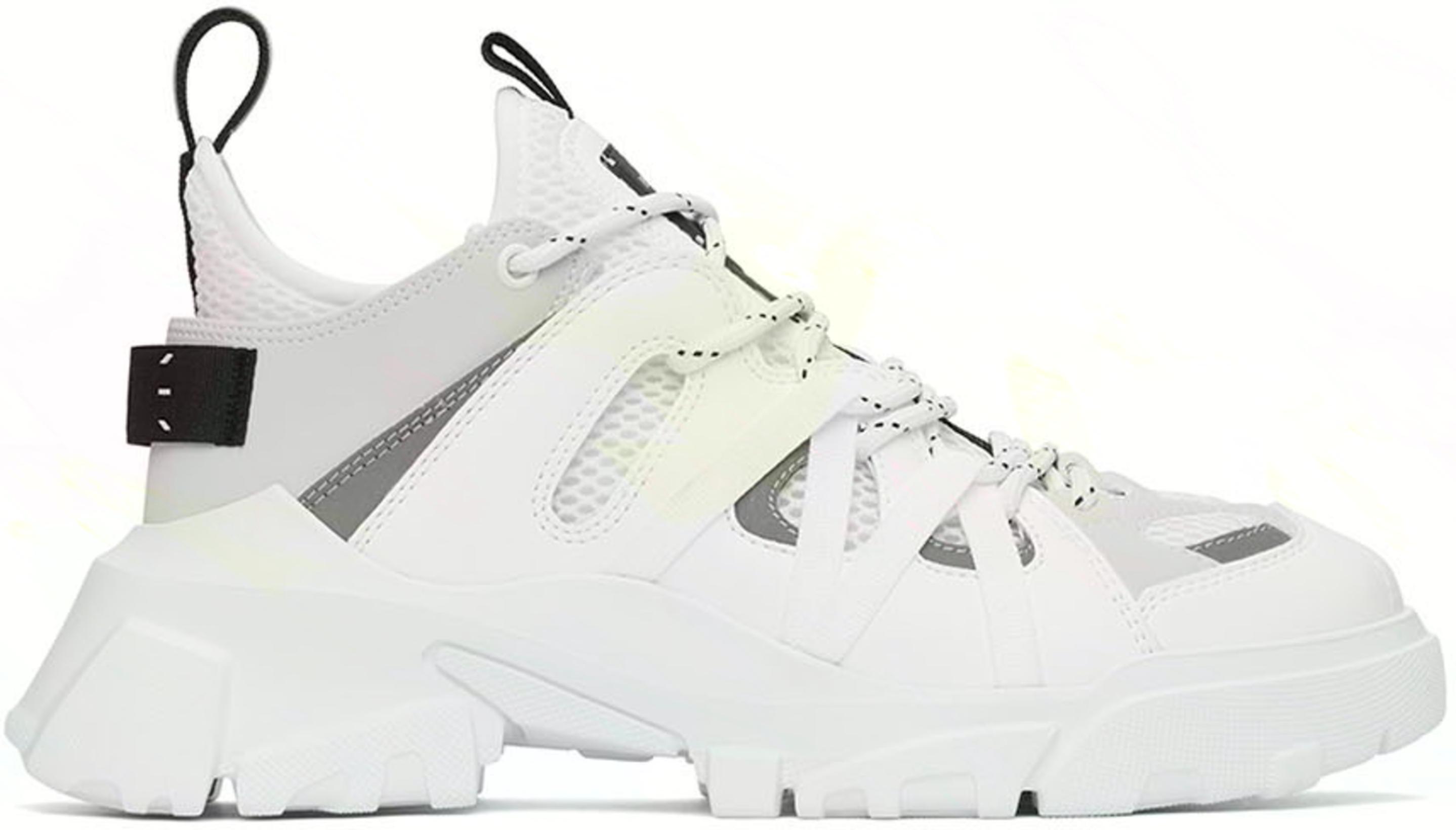 White Orbyt Descender 2.0 Sneakers by 