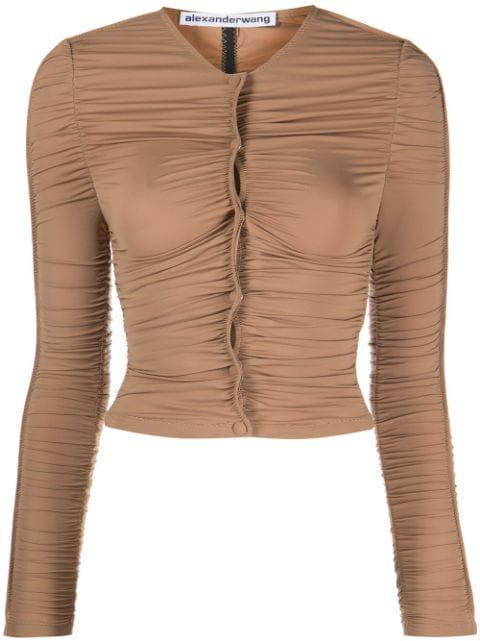 RUCHED CARDIGAN by ALEXANDER WANG