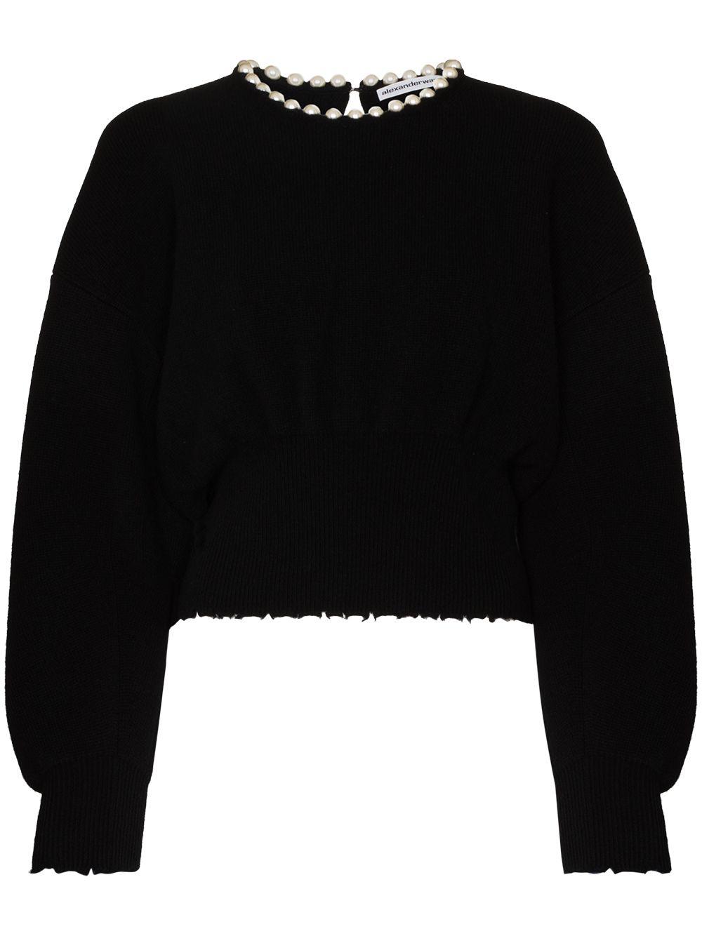 Alexander Wang women's v-neck cropped 