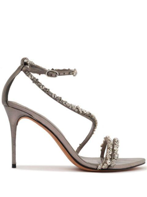 crystal-embellished high-heel sandals by ALEXANDRE BIRMAN