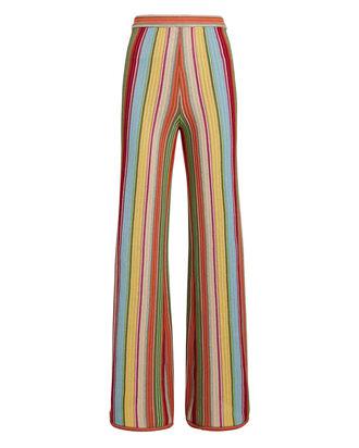 Geo Striped Knit Straight-Leg Pants by ALEXIS