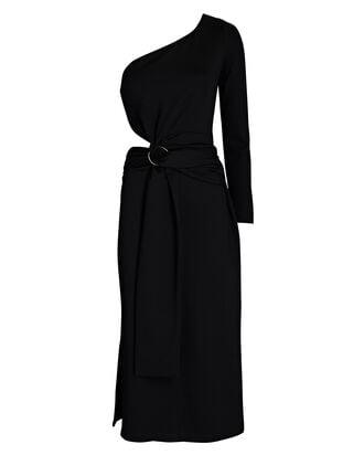 Royale One-Shoulder Jersey Midi Dress by ALEXIS