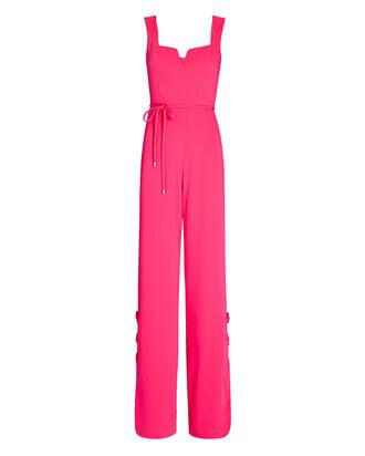 Zila Belted Chain-Embellished Jumpsuit by ALEXIS