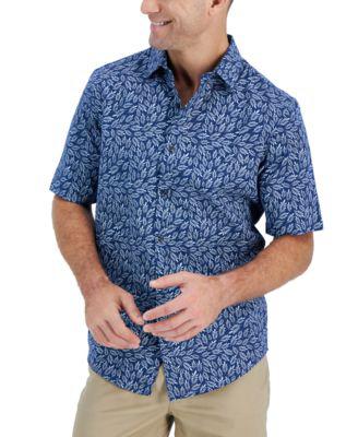 Men's Short-Sleeve Meren Floral-Print Shirt by ALFANI