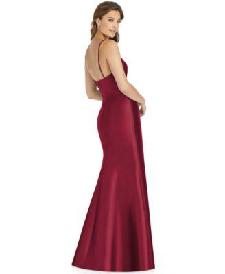 Satin A-Line Gown by ALFRED SUNG