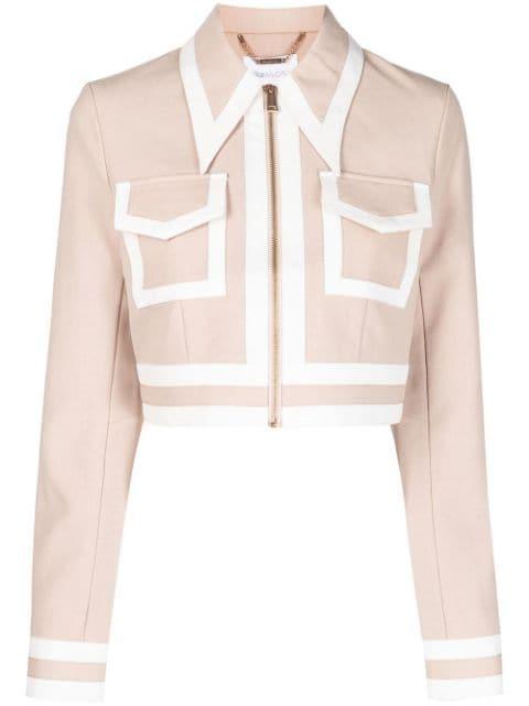 Midnight Love cropped shirt jacket by ALICE MCCALL