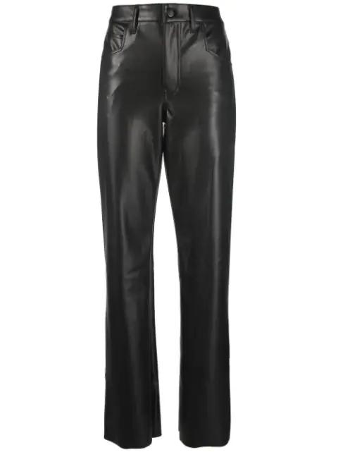 Jay vegan leather wide-leg trousers by ALIX NYC