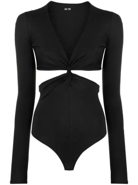 cut-out long-sleeve top by ALIX NYC