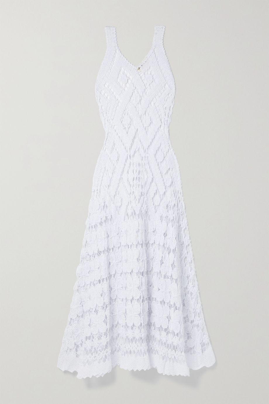 Feelings crocheted cotton maxi dress by ALIX PINHO