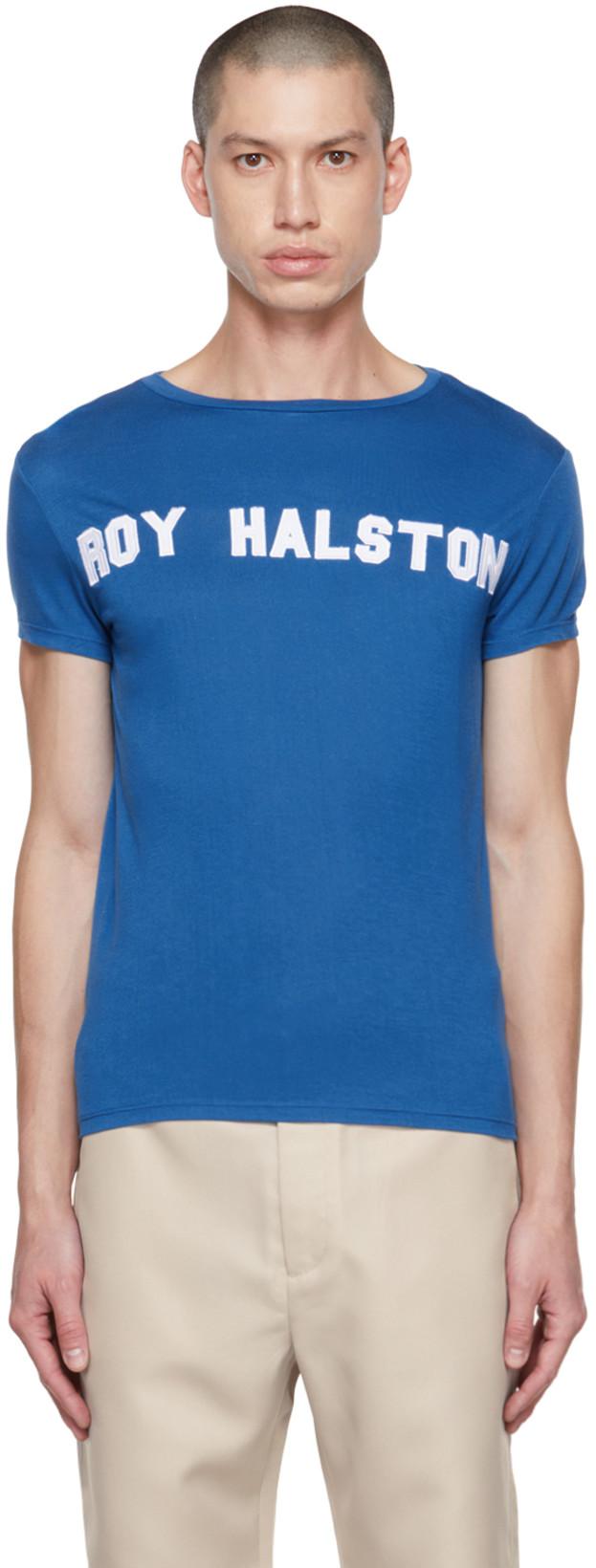 Blue Roy Halston T-Shirt by ALLED-MARTINEZ
